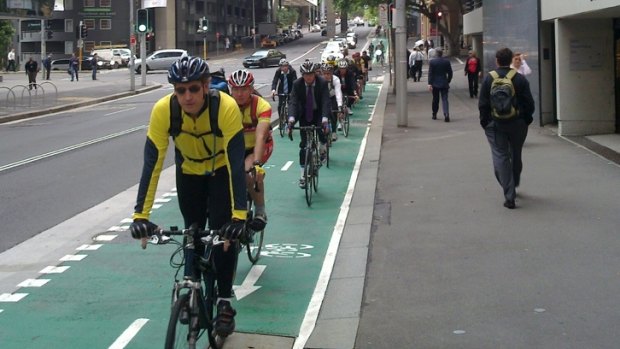 Cycling is a serious transport option for short trips for many Sydney people.