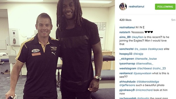 West Coast fans were delighted to see Ben Cousins back at the club earlier this year.