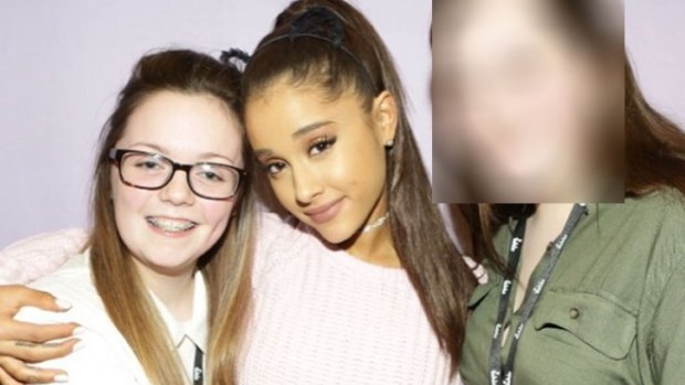 Manchester bombing victim Georgina Callander with US pop star Ariana Grande.