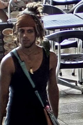 Police are currently searching for a man who produced a knife at a Gold Coast film set.