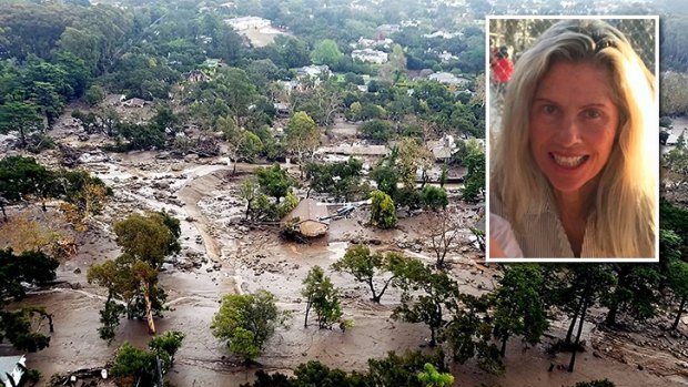 Josie Gower, 69, had only just returned home after severe fires when mudslides hit California.