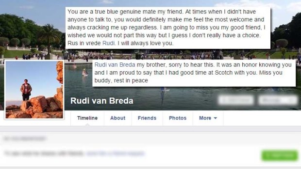 Rudi van Breda's Facebook page. 