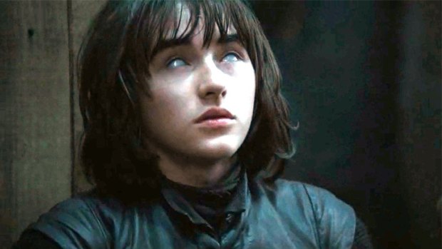 Jon Snow's psychic younger brother Bran can be heard talking in the video.