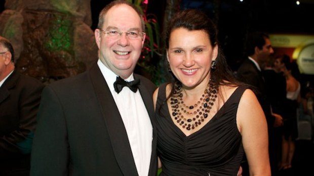 Ljiljanna Ravlich with her partner, former Labor leader Eric Ripper.