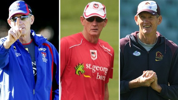 Multi-club coach: Wayne Bennett has spent time with the Broncos, St George Illawarra and Newcastle.