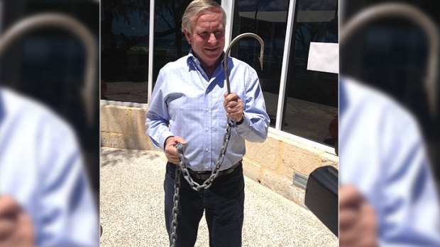 Former Premier Colin Barnett's baited drum lines policy was unpopular with the public. 