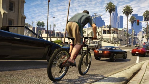 A screenshot from GTA V ... Target's General Manager of Corporate Affairs, Jim Cooper, says the game has been taken off the shelves because of the 'significant level of concern about the game's content' in the community.