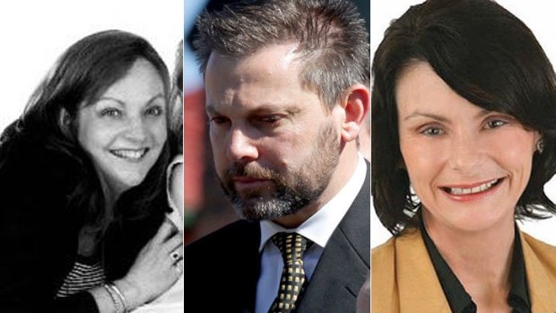 Allison Baden-Clay, her husband Gerard Baden-Clay and his former mistress Toni McHugh.