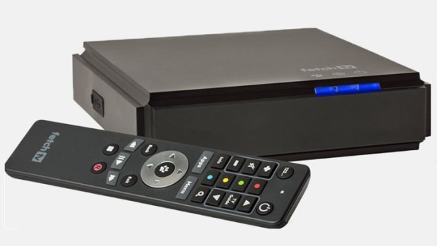 The Fetch TV Mighty personal video recorder, which lets you record both free-to-air broadcasts and streaming Pay TV.