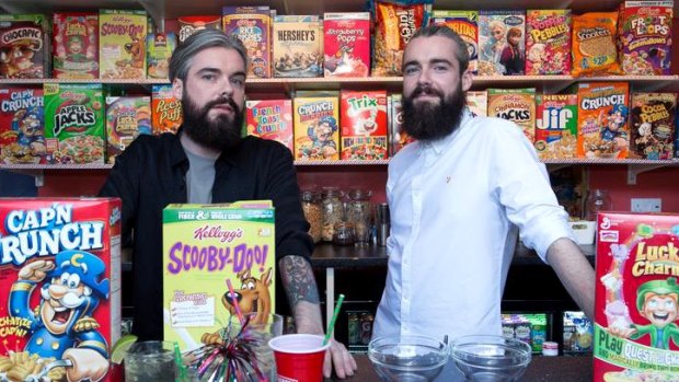 Cereal Killer Cafe owners Gary and Alan Keery.