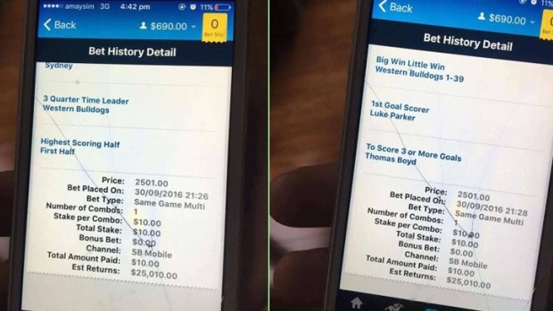 One Facebook-user suggested the punter now had enough money to fix his phone.