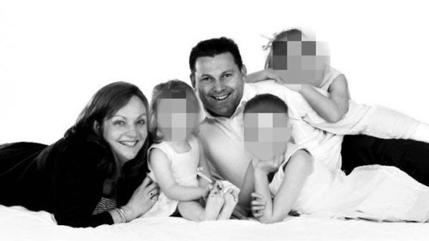 Allison and Gerard Baden-Clay, with their three children.