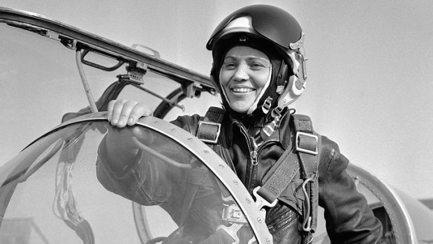 Marina Popovich became the first female pilot to break the sound barrier in a MiG-21 fighter jet. 