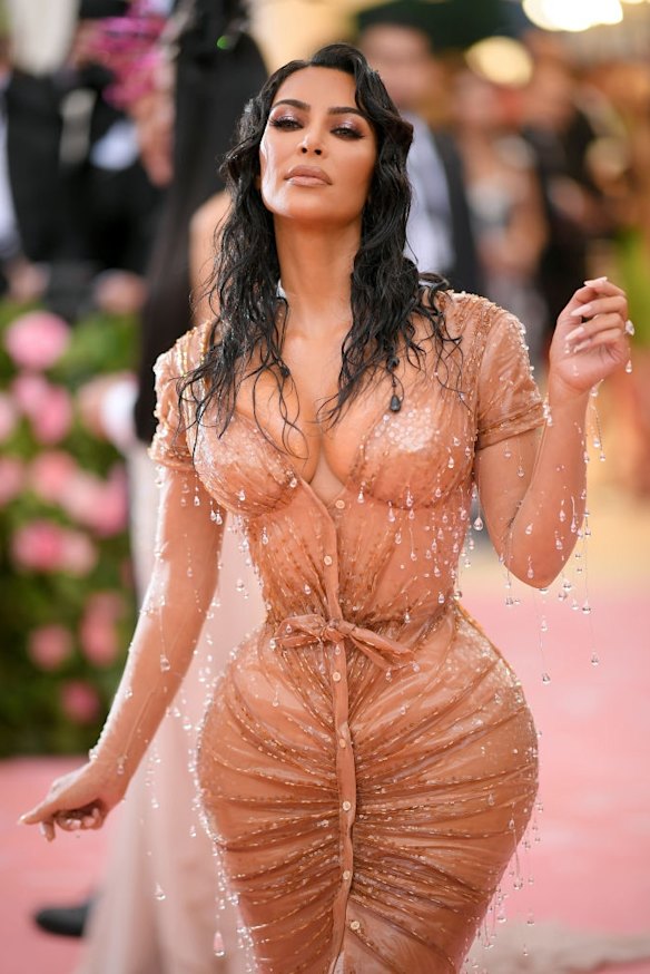 Mugler came out of retirement to create Kim Kardashian's "Wet Dress" for The 2019 Met Gala Celebrating Camp: Notes on Fashion. The piece was his first design for the fashion house in two decades, and took eight months to make.