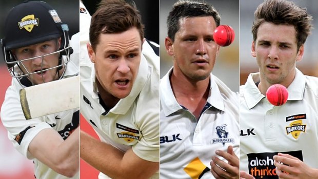 Recognise these faces? Cameron Bancroft, Jason Behrendorff, Chris Tremain and Jhye Richardson have all represented Australia in the past three years. 