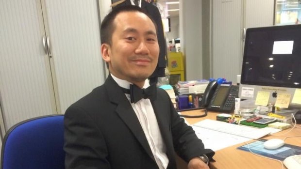 Friends of Geoff Ho say he has been located in a hospital, where he is being treated for injuries sustained in the London terror attacks.

