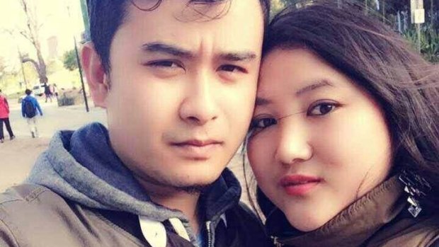Tashi Palden Dorjee with his wife Sonam. His family and former colleagues have remembered him as a caring, hard-working man.