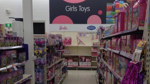 The Greens have criticised the marketing of toys to boys or girls.