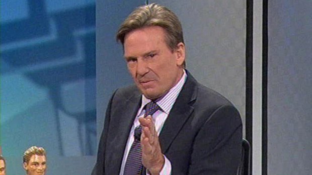 Controversy magnet: Sam Newman on the Footy Show.