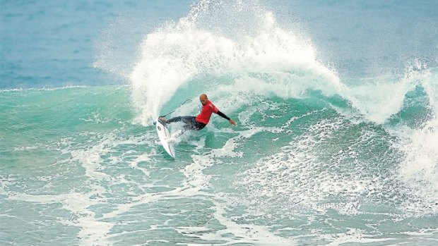 Kelly Slater in action.