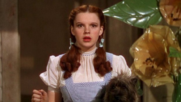 Judy Garland as Dorothy in <i>The Wizard of Oz</i>.