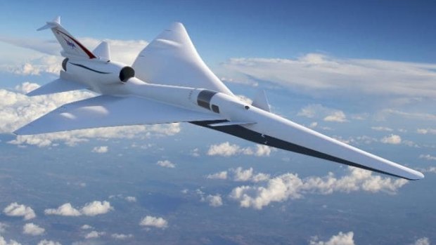 Nasa's Low Boom Flight Demonstration Quiet Supersonic Transport (QueSST) X-plane design.