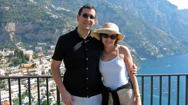 David Goldberg with his wife, Facebook's Sheryl Sandberg