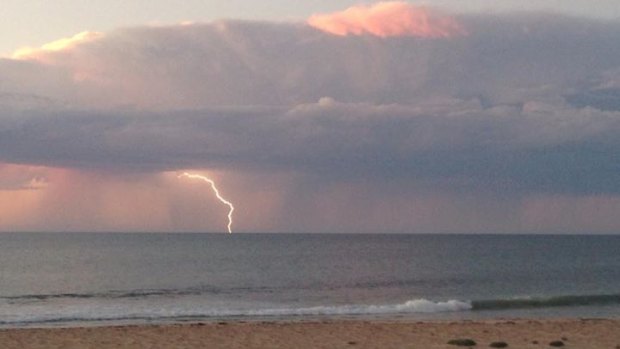Stormy weather is expected in Perth later on Monday.