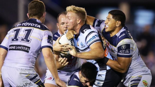 Heavy going: Matt Prior says the Sharks are still smarting from last year's finals loss to the Cowboys.
