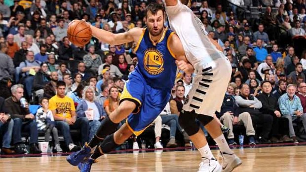 Big talent pool: Golden State Warriors championship-winning centre Andrew Bogut is one of several Australians in the NBA.