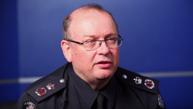 Chief Commissioner of Victoria Police Graham Ashton.