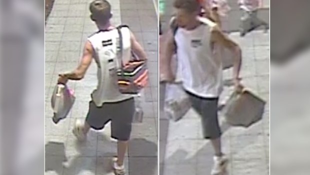 Police released CCTV footage after the Beeliar assault to find Peters. 