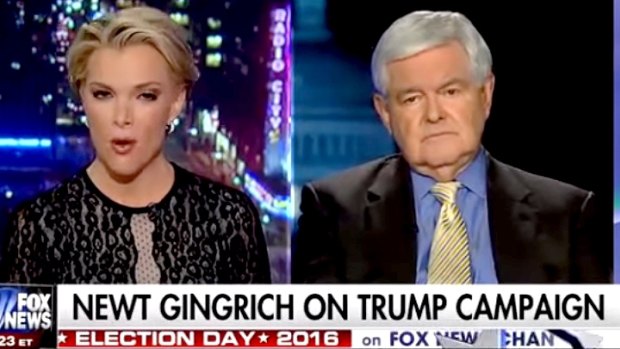 Showdown: Newt Gingrich and Megyn Kelly.