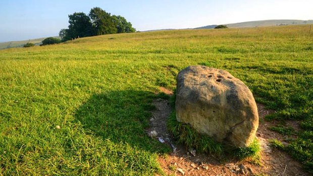 The boundary stone where all food and supplies to Eyam were left.