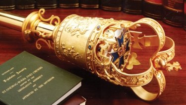 The Queensland Parliamentary mace.