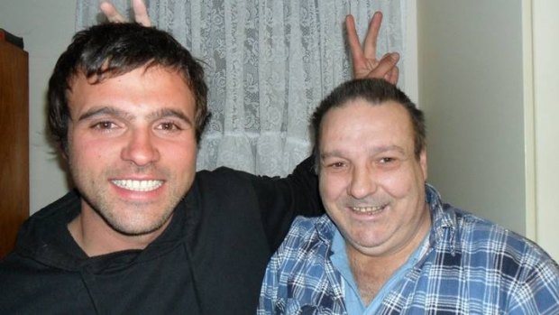 The Domio family set up a crowd funding page to pay for Matthew's legal bills. This picture, featuring Dario with Shane, one of his four sons.