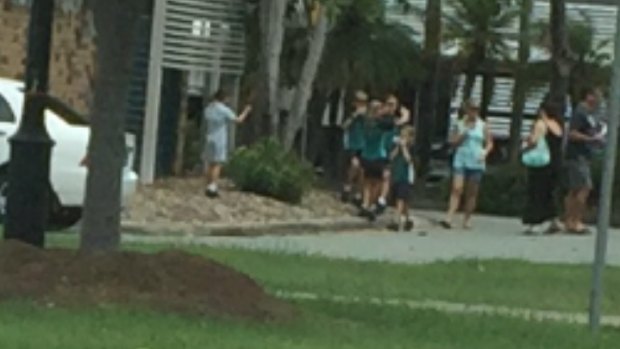 A parent at Buddina State School found out about the school's evacuation through social media.