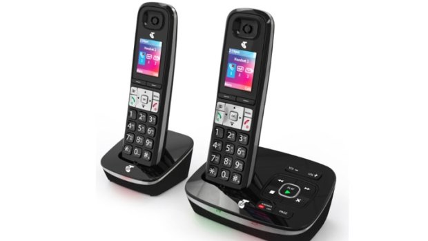 Telstra's Call Guardian 301 cordless phone handsets, with built-in answering machine and  call screening.
