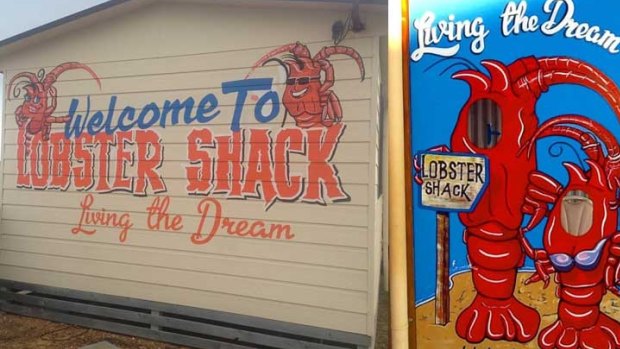 The Lobster Shack in Cervantes is a popular tourist spot.