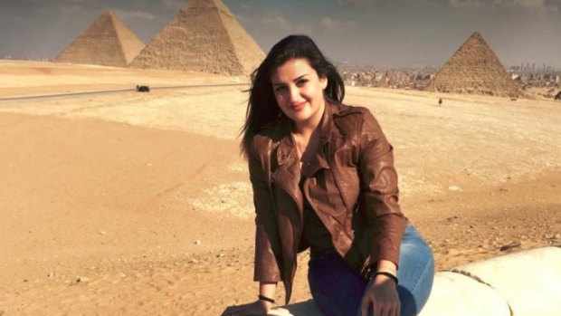 Tourist Mona el-Mazbouh has been sentenced to eight years' jail in Egypt.