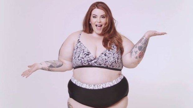 The "offending" image of model Tess Holliday. 