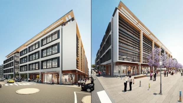 An artist's impression of the $220 million Kings Square development in Fremantle.