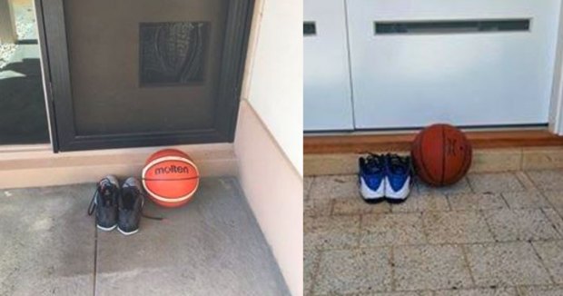 Two of the social media posts paying tribute to the nine-year-old boy who died during a basketball game on Saturday. 