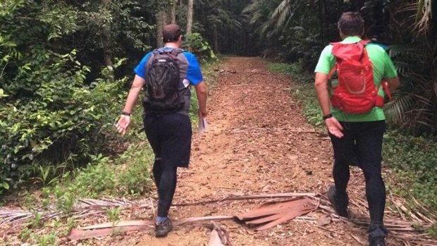 Cameron Messer trains for the 100km Oxfam Trailwalker.