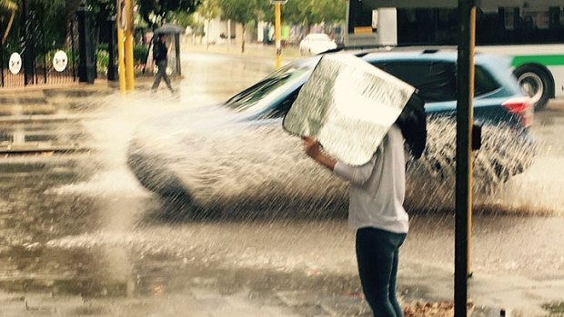 The rain is set to wash out the weekend in Perth after a deluge on Wednesday morning.