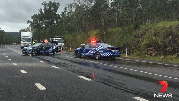 Police said investigations into the crash were expected to stretch well into the afternoon.