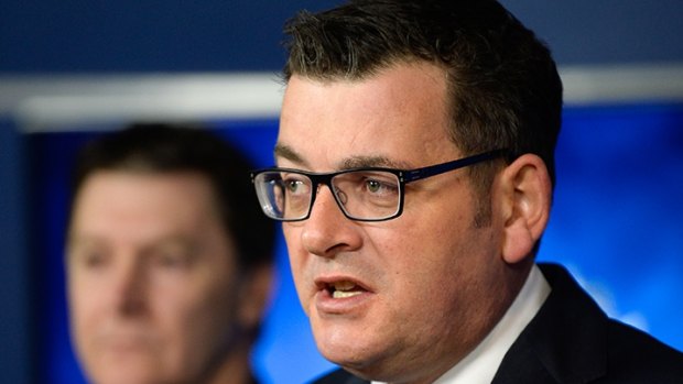 Premier Daniel Andrews: ''The safety of the Victorian community has got to be the No.1 priority.''