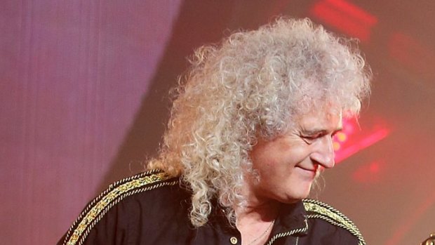  Brian May: pleased that Baron Cohen has left the film.
