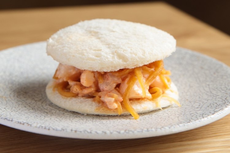 Prawn sandwich at Sonny Chiba in Armadale.