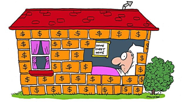 Buying a home is not the only way to achieve financial security. Illustration: John Shakespeare